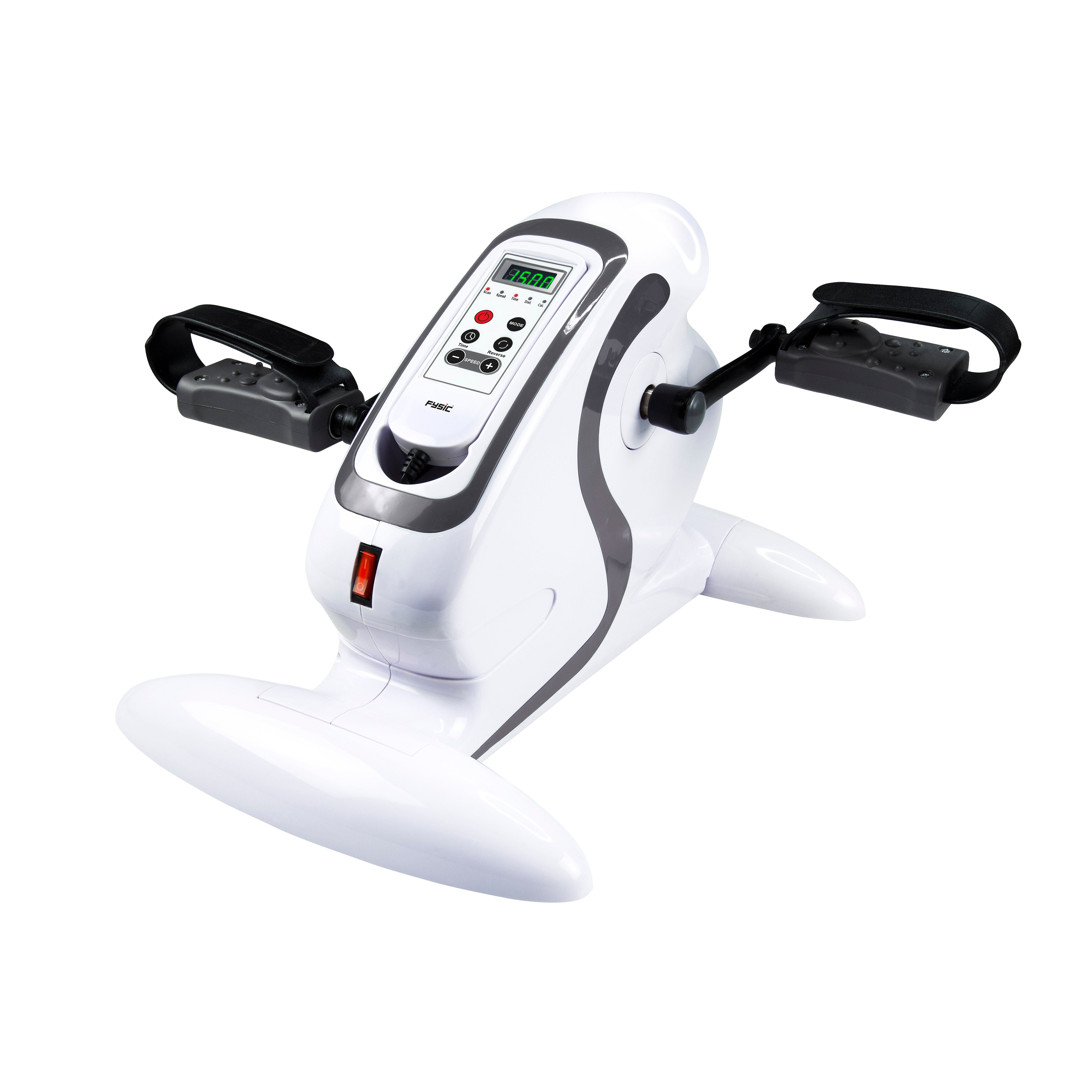 Elektrischer Mini-Hometrainer Weiß / Schwarz