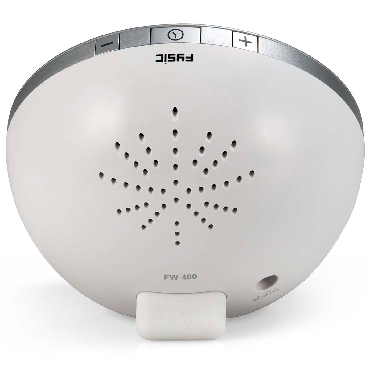 Energielampe / Lichttherapielampe Weiß/Silber