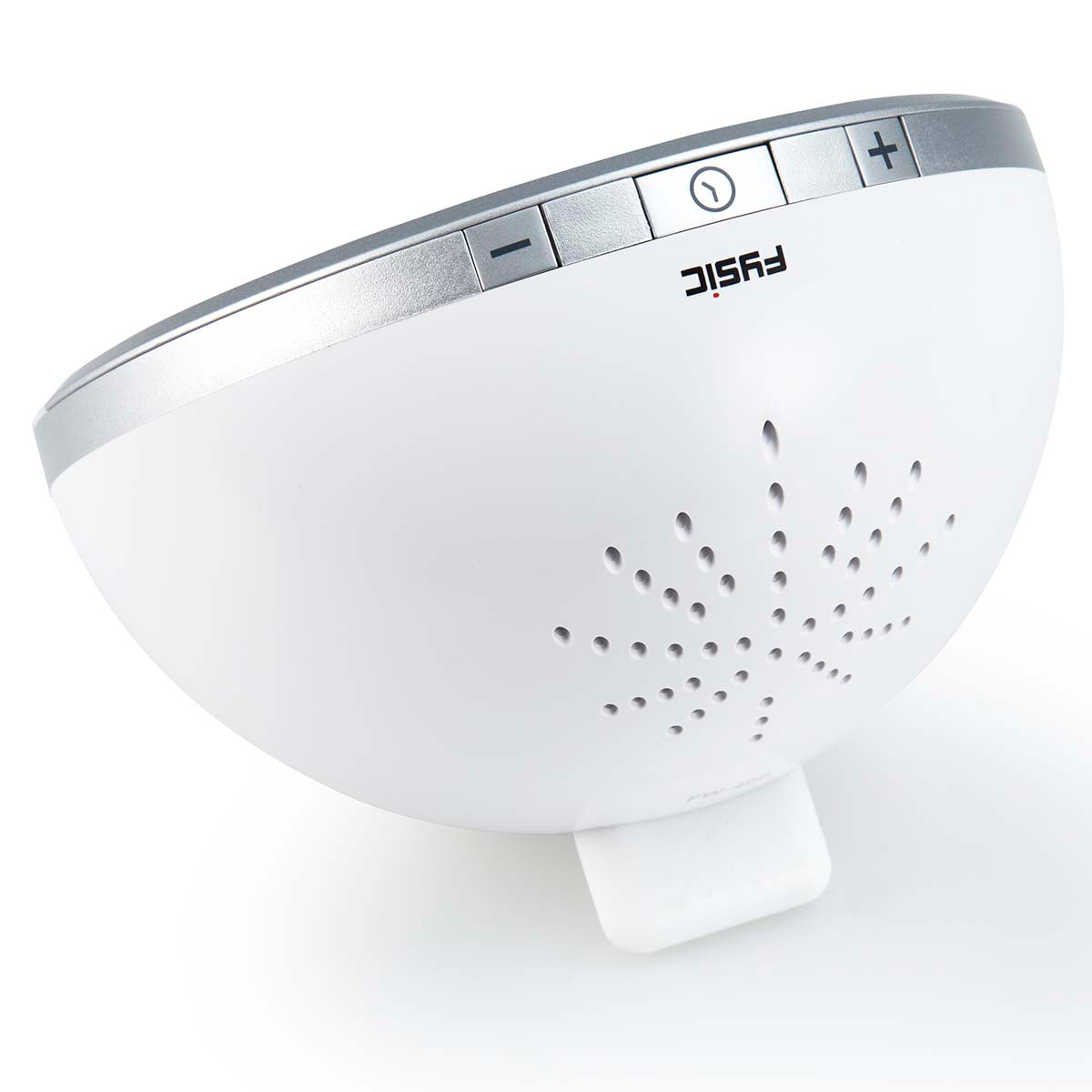 Energielampe / Lichttherapielampe Weiß/Silber