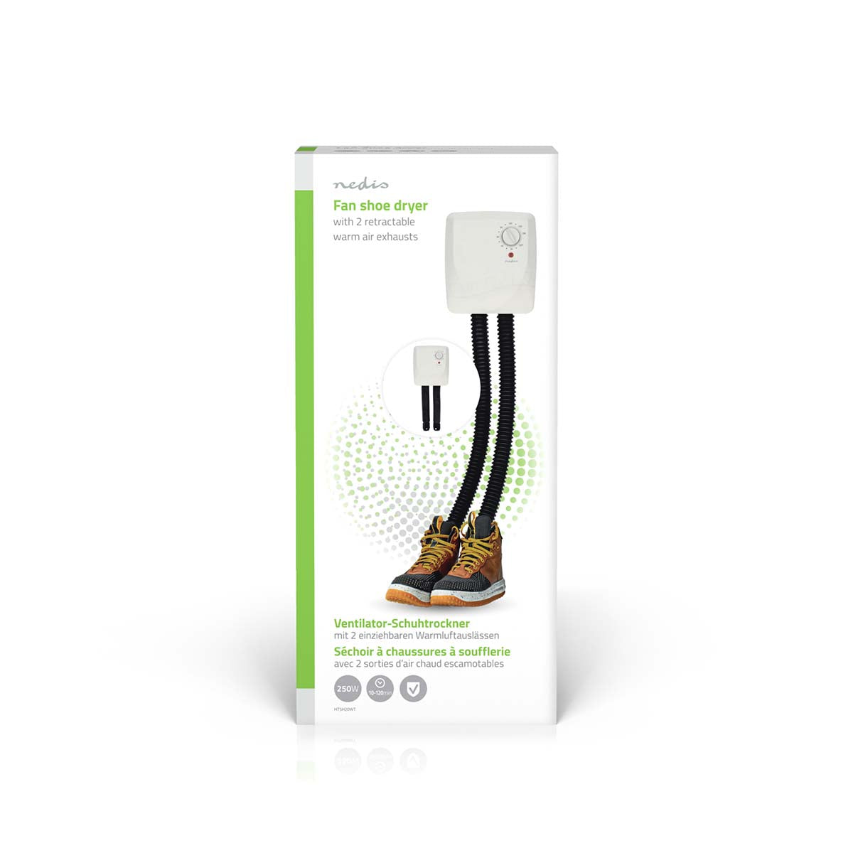 Schuhtrockner | 250 W | 45 °C | Überhitzungsschutz