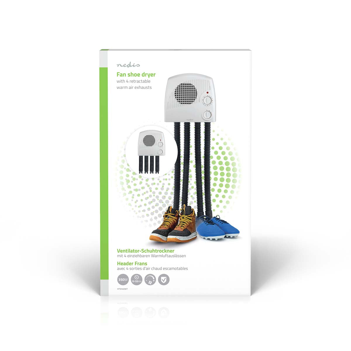 Schuhtrockner | 350 W | 45 °C | Überhitzungsschutz