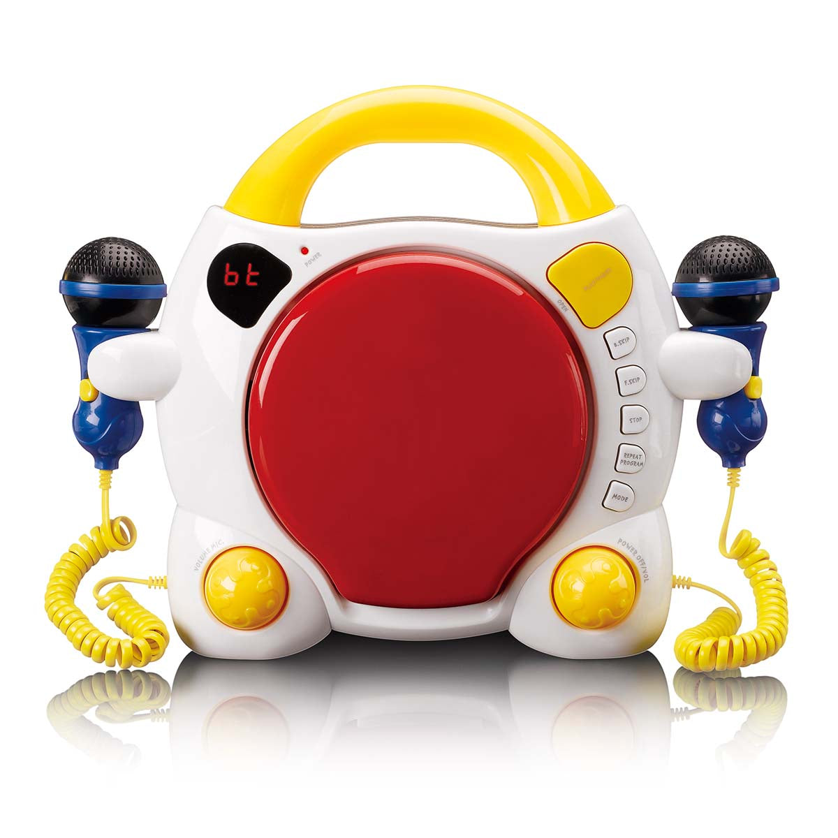 Tragbarer Karaoke-CD-Player mit Bluetooth® für Kinder Mehrfarbig