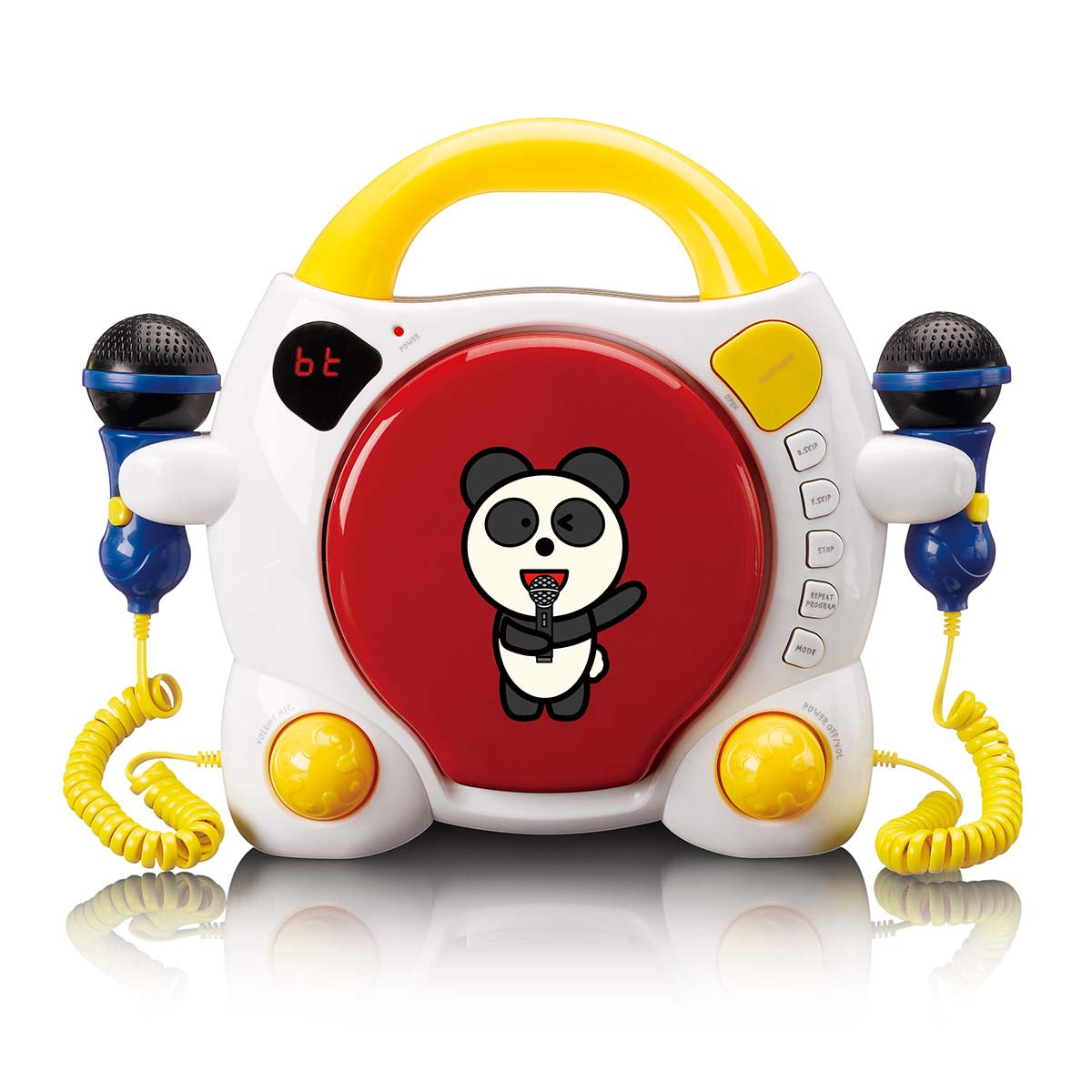 Tragbarer Karaoke-CD-Player mit Bluetooth® für Kinder Mehrfarbig