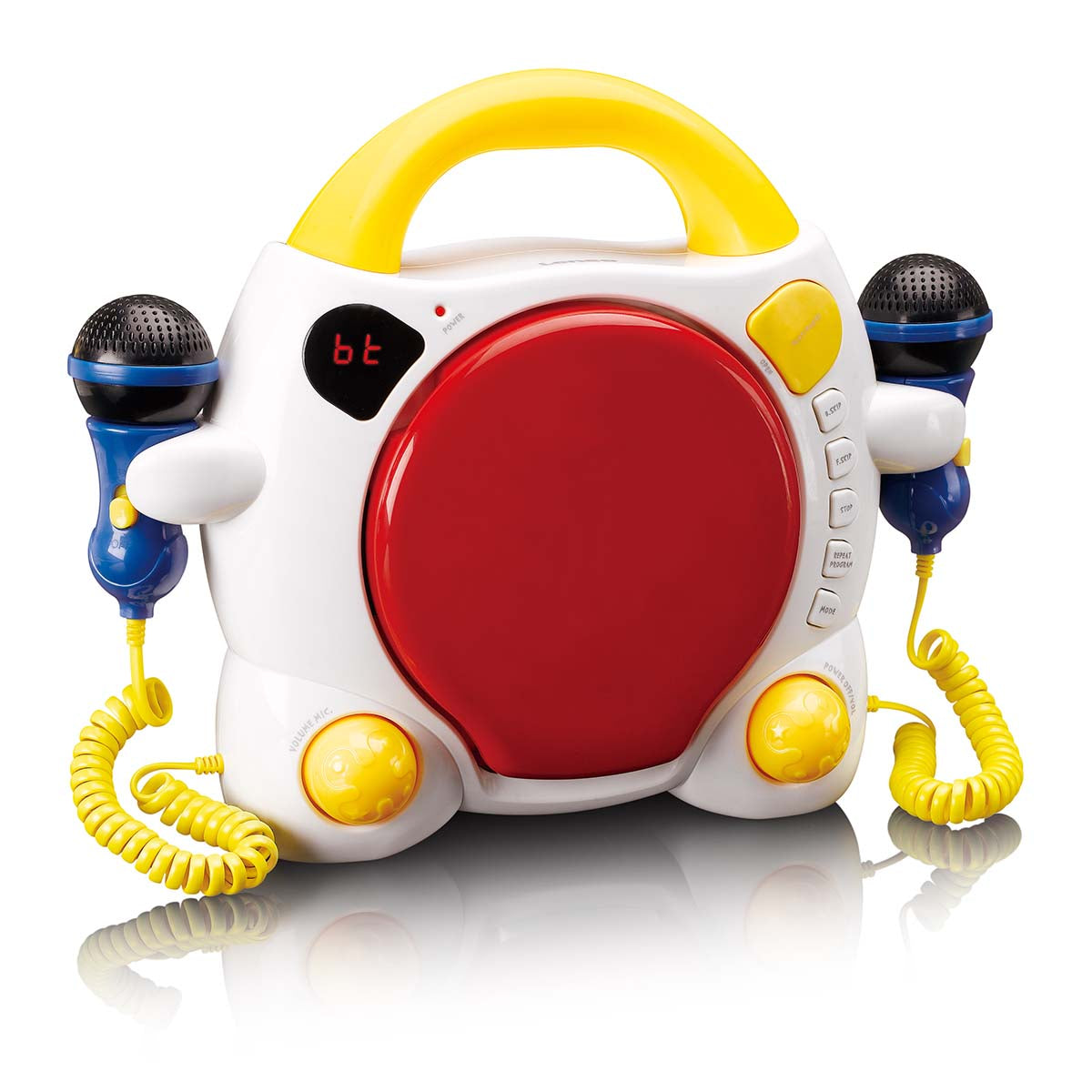 Tragbarer Karaoke-CD-Player mit Bluetooth® für Kinder Mehrfarbig