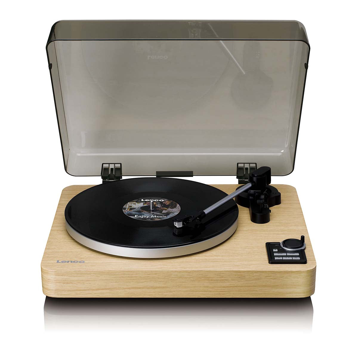 Full automatic turntable with Bluetooth, pine