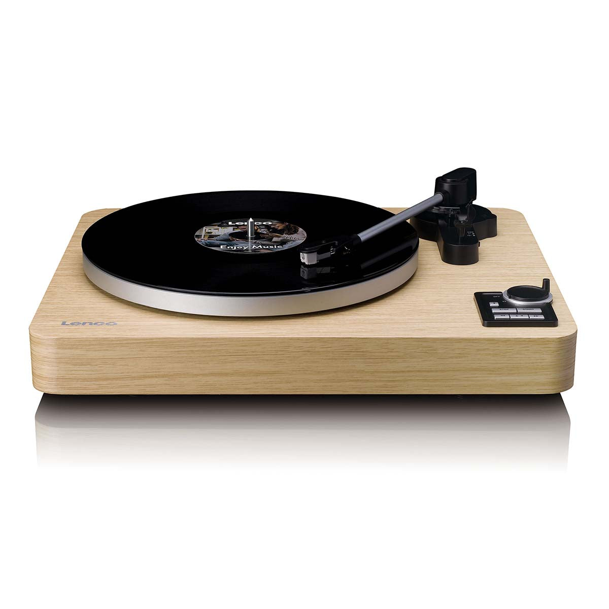 Full automatic turntable with Bluetooth, pine