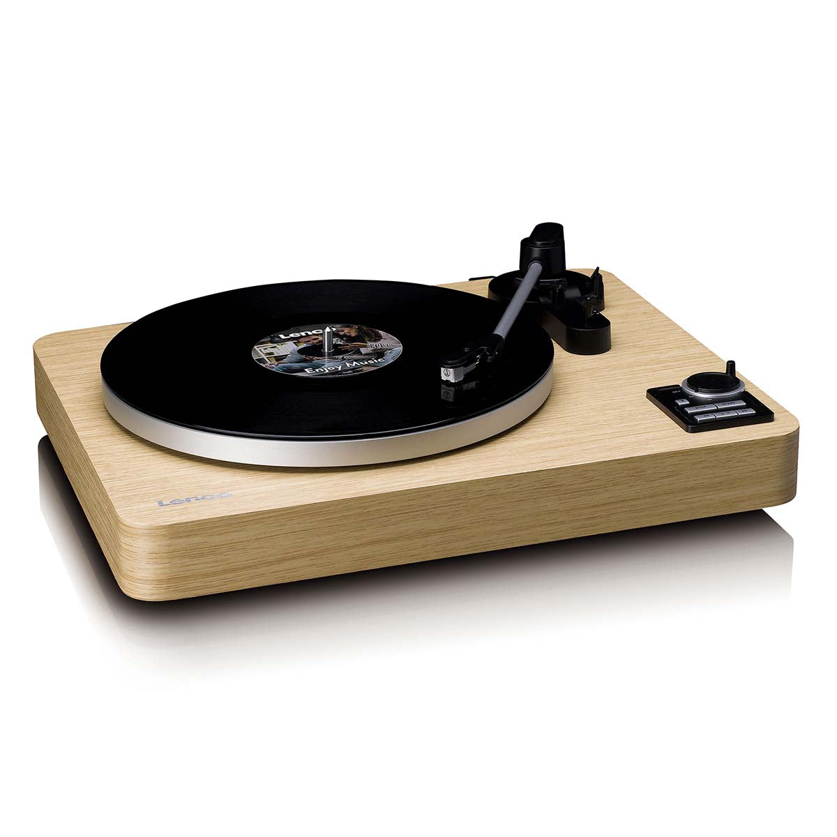 Full automatic turntable with Bluetooth, pine
