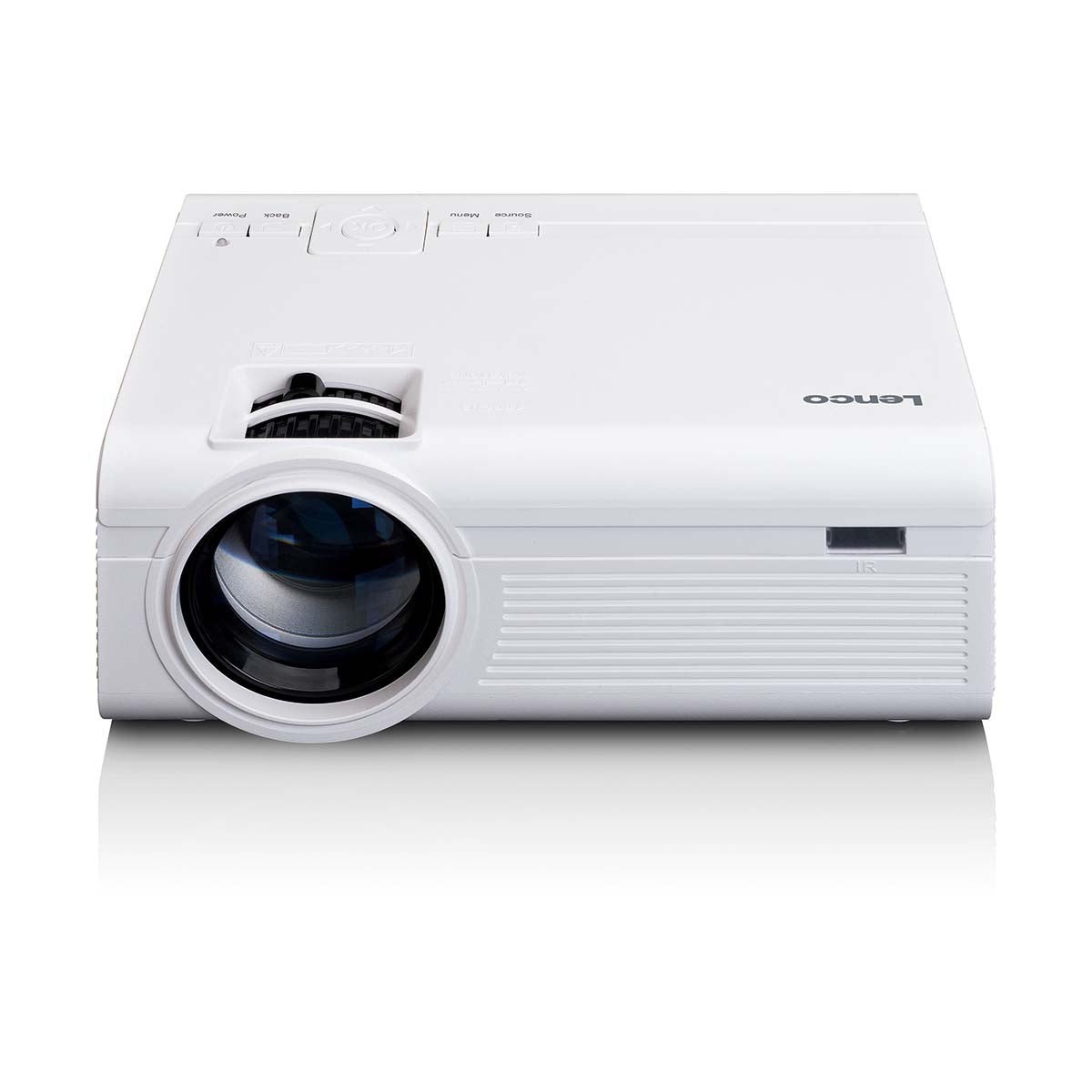 LCD-Projektor mit hoher Auflösung, unterstützt Full HD 1080P Inhalte Weiß
