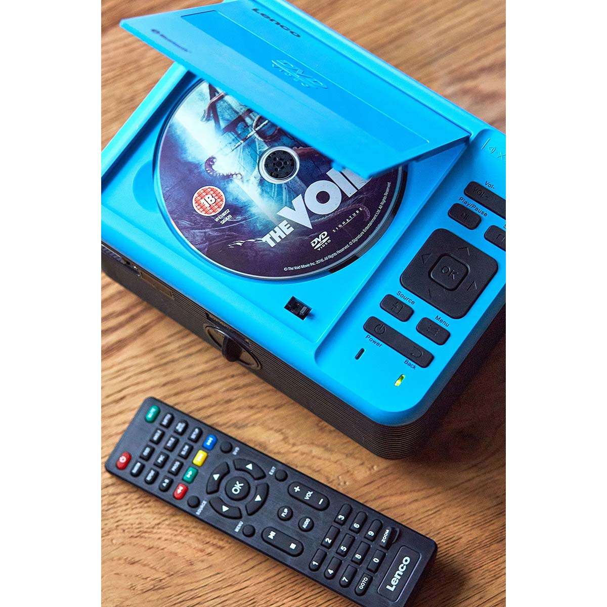 LCD-Projektor mit DVD-Player und Bluetooth® Blue