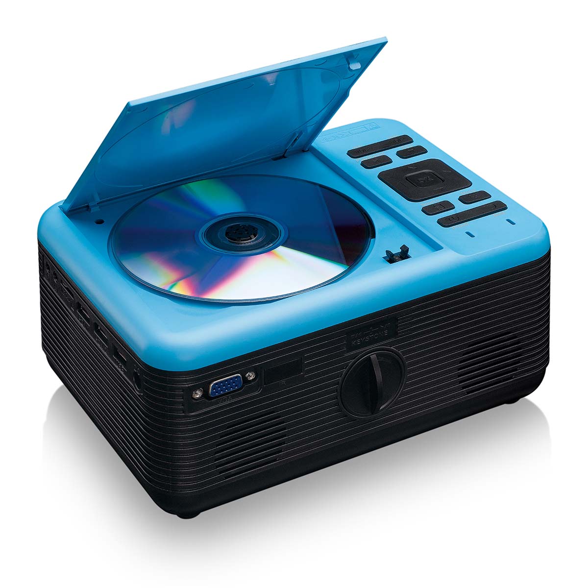 LCD-Projektor mit DVD-Player und Bluetooth® Blue