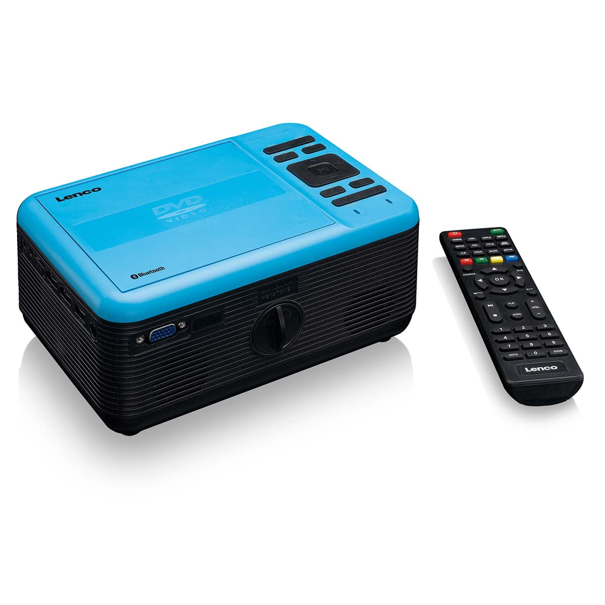 LCD-Projektor mit DVD-Player und Bluetooth® Blue