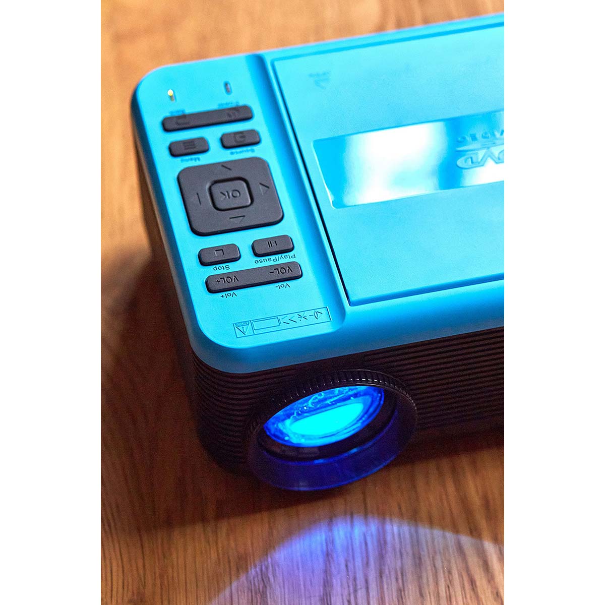 LCD-Projektor mit DVD-Player und Bluetooth® Blue