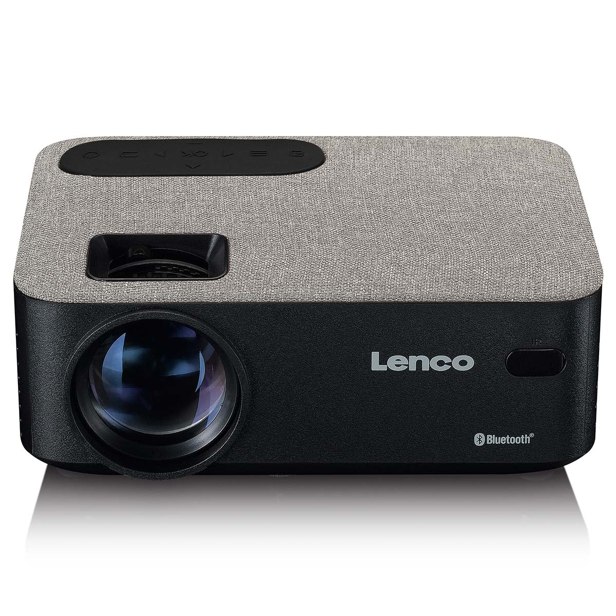 HD 720P LCD-Projektor mit Bluetooth Grau