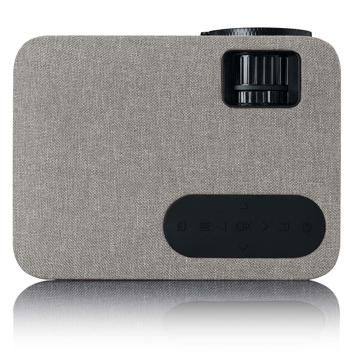 HD 720P LCD-Projektor mit Bluetooth Grau