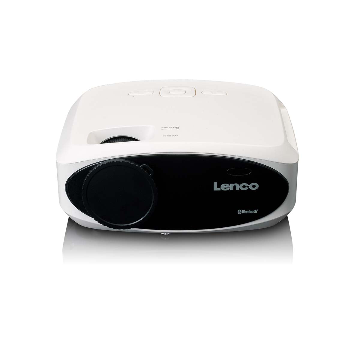 Full HD 1080P LCD-Projektor mit Bluetooth Weiß