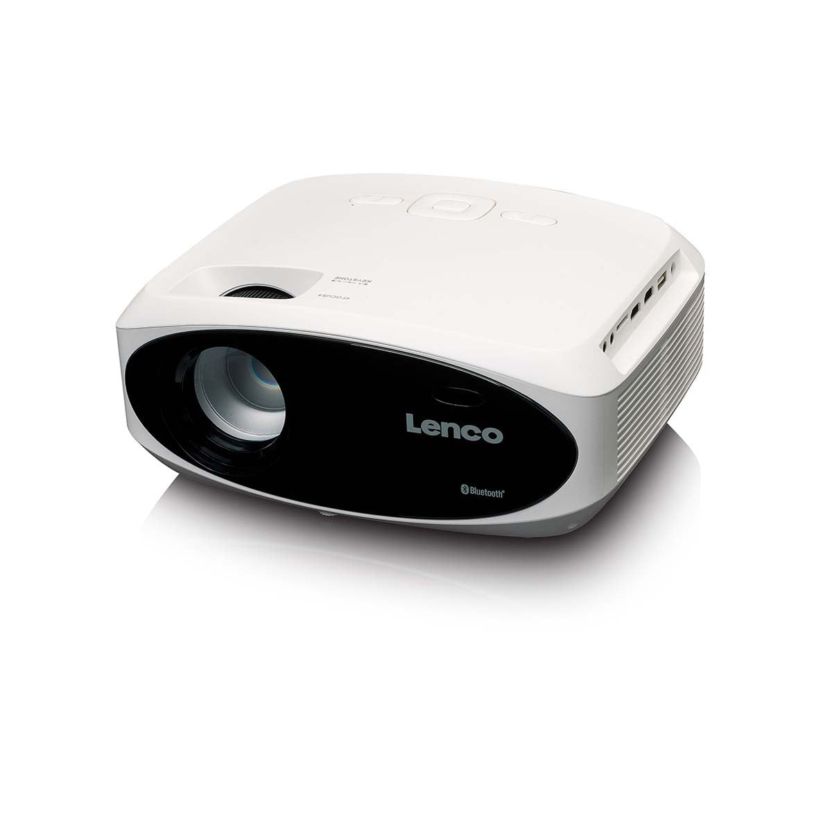 Full HD 1080P LCD-Projektor mit Bluetooth Weiß