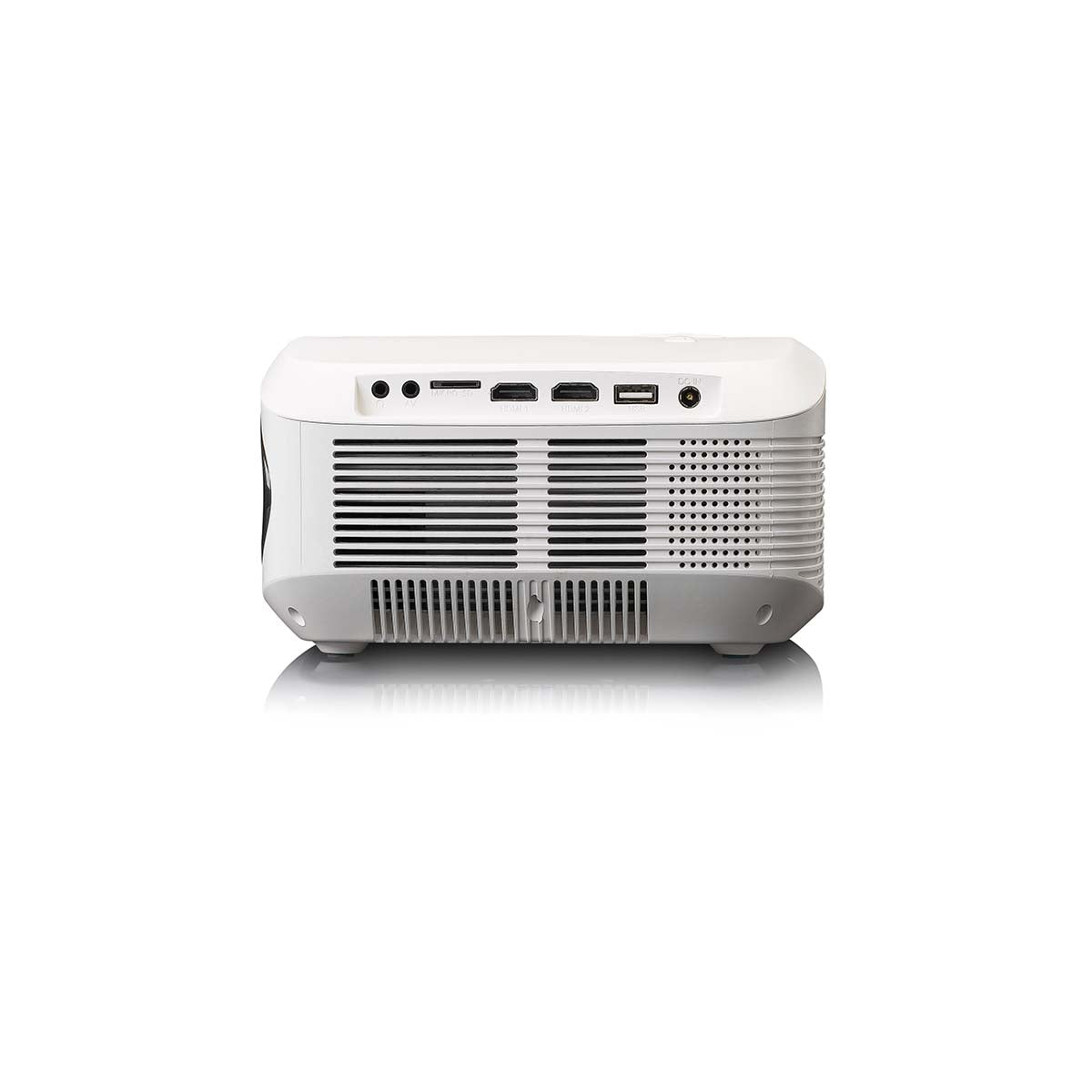 Full HD 1080P LCD-Projektor mit Bluetooth Weiß