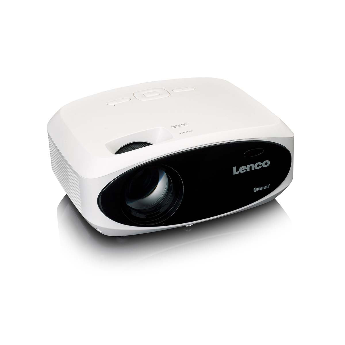 Full HD 1080P LCD-Projektor mit Bluetooth Weiß