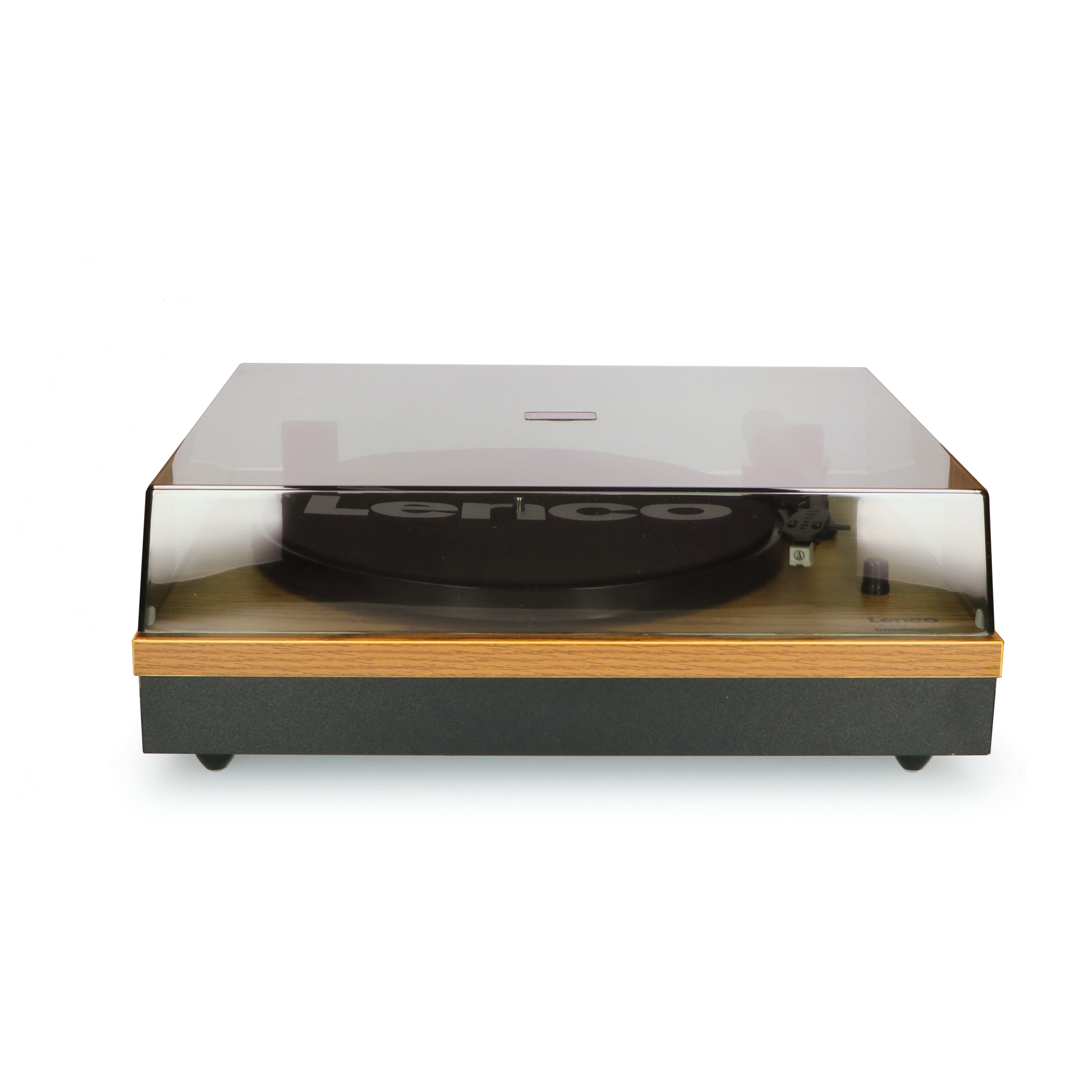 Plattenspieler mit Bluetooth® und zwei separaten Lautsprechern Wood