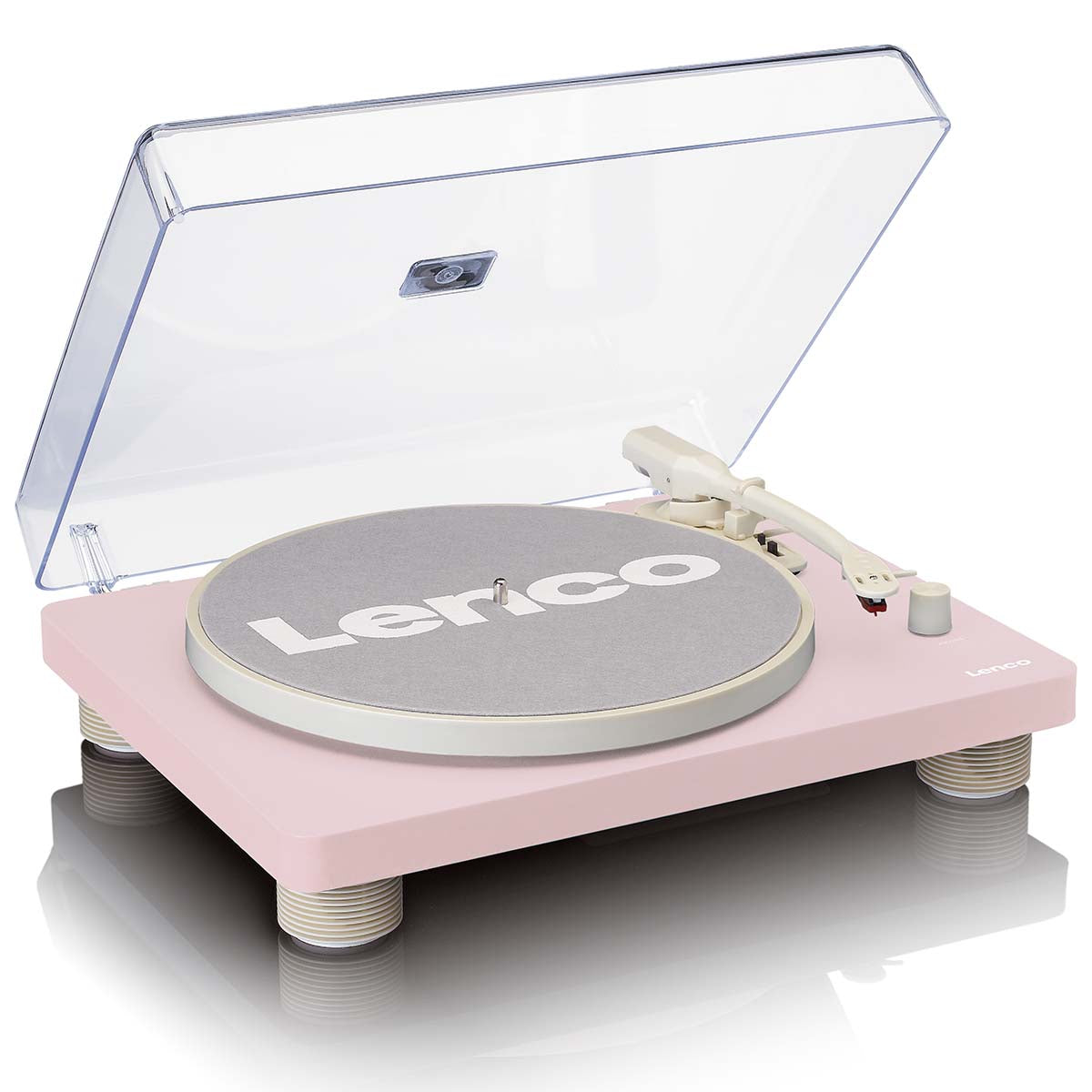 Turntable with built-in speakers USB Encoding Pink
