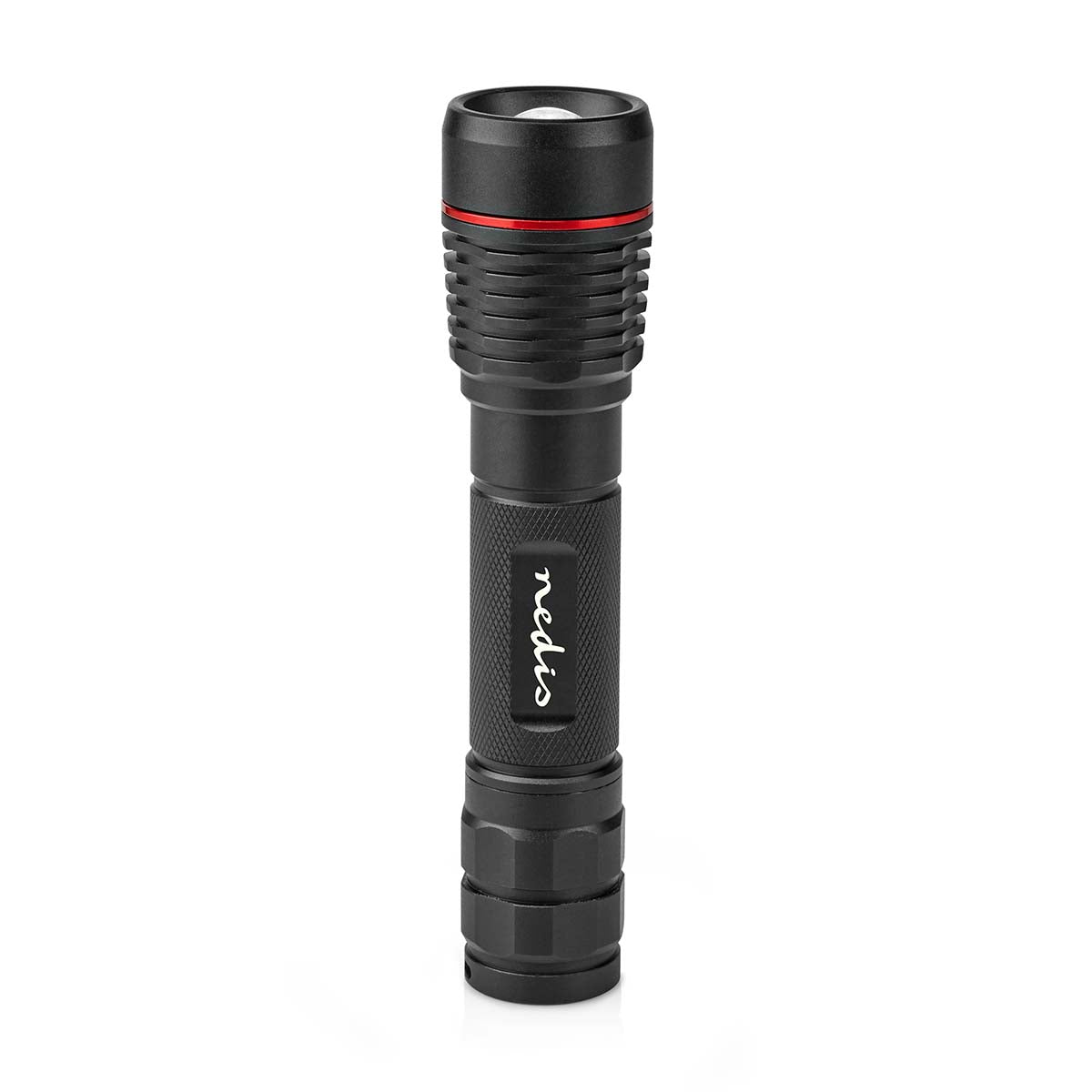 LED-Taschenlampe | Batteriebetrieben | 3.7 V DC | 10 W | N/A | Batterien enthalten | Wiederaufladbar | Nennlichtstrom: 1000 lm | Lichtbereich: 200 m | Strahlungswinkel: 10 °