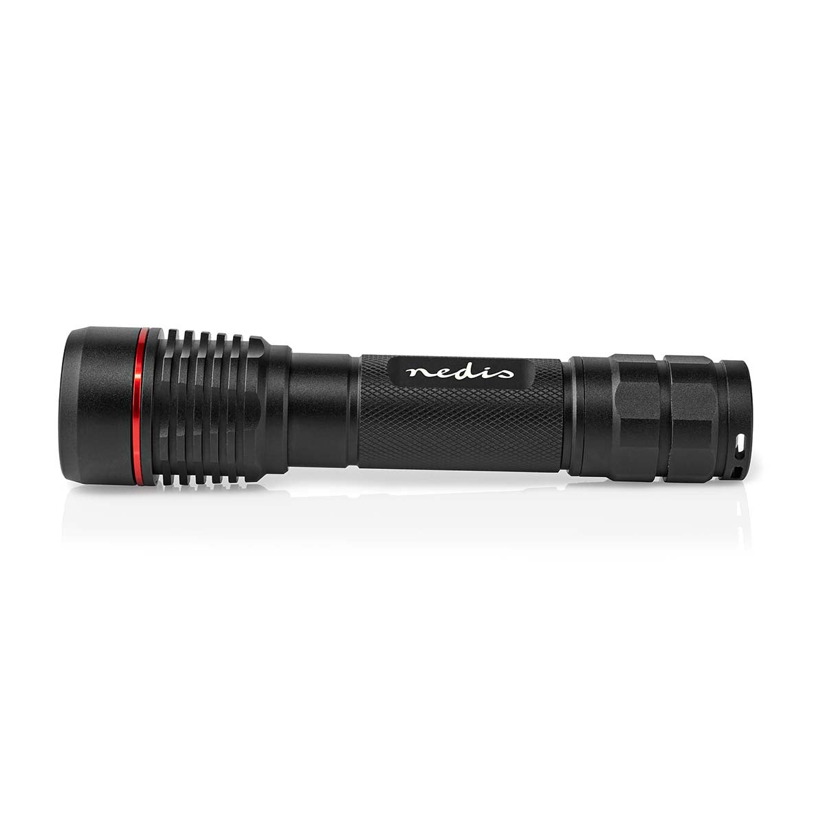 LED-Taschenlampe | Batteriebetrieben | 3.7 V DC | 10 W | N/A | Batterien enthalten | Wiederaufladbar | Nennlichtstrom: 1000 lm | Lichtbereich: 200 m | Strahlungswinkel: 10 °