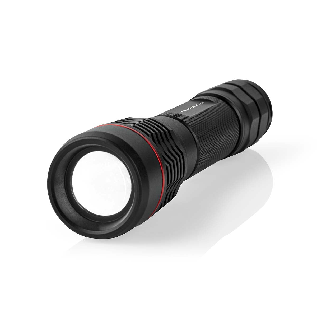 LED-Taschenlampe | Batteriebetrieben | 3.7 V DC | 10 W | N/A | Batterien enthalten | Wiederaufladbar | Nennlichtstrom: 1000 lm | Lichtbereich: 200 m | Strahlungswinkel: 10 °