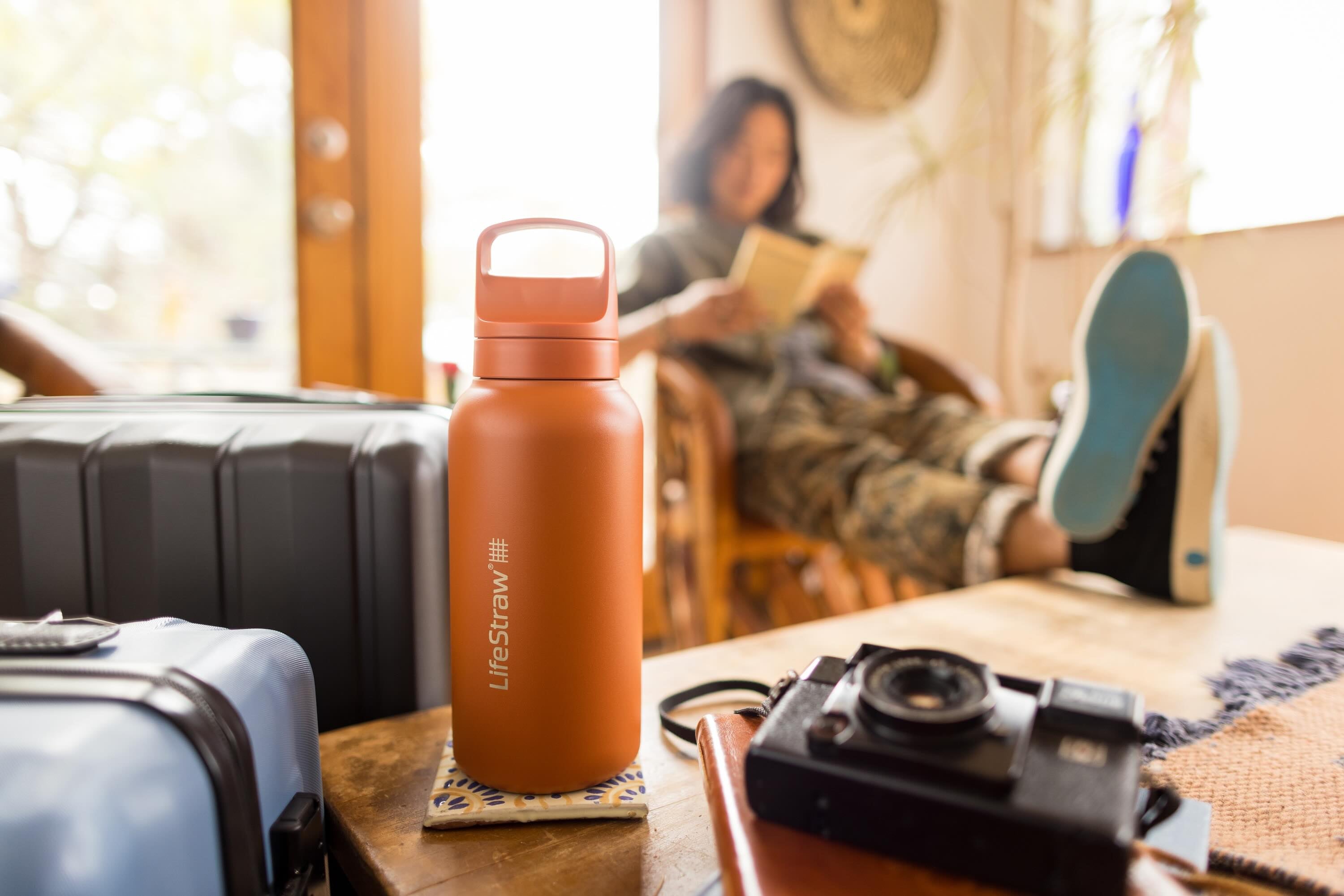 LifeStraw Go Steel 1-Liter (orchid pink)