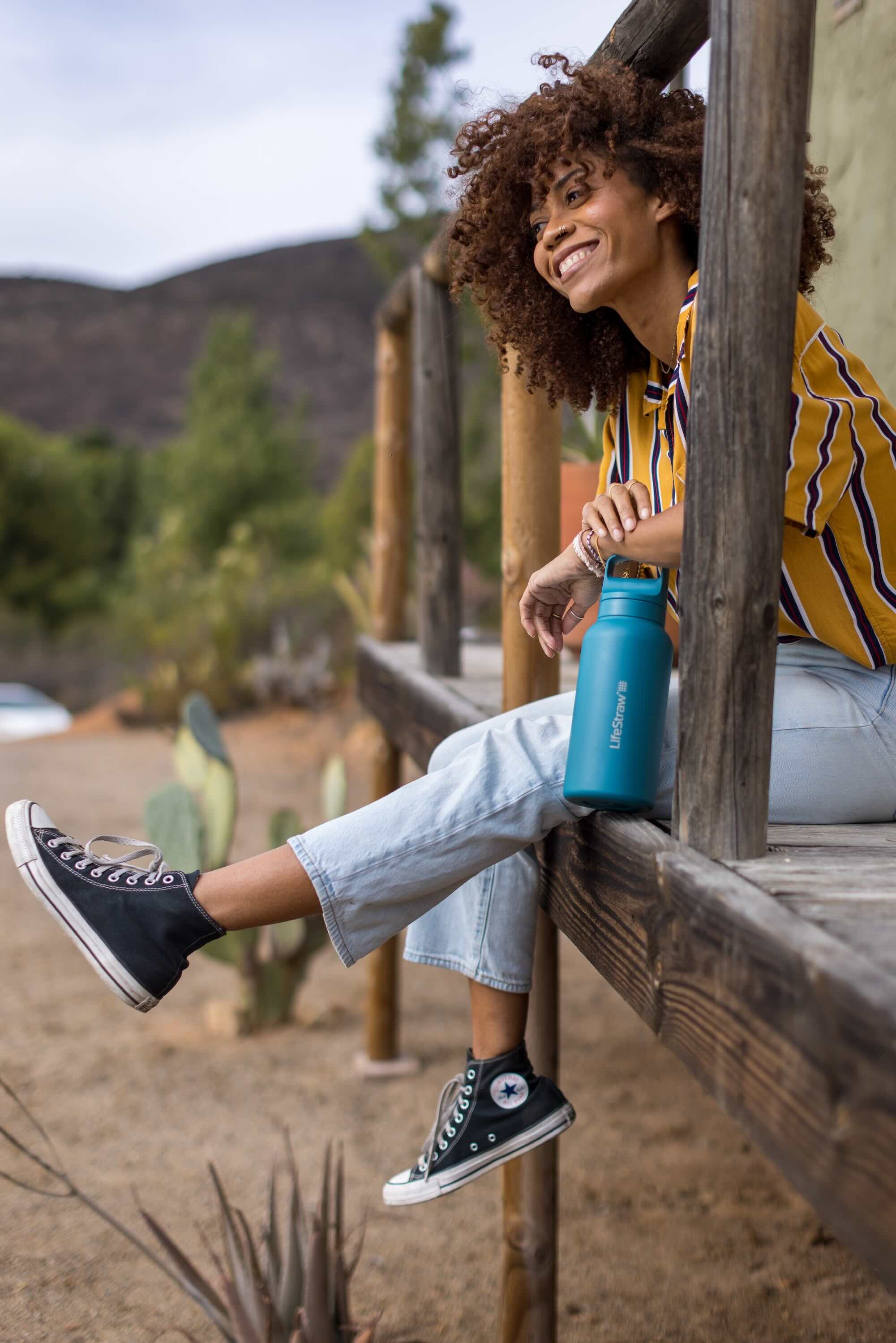 LifeStraw Go Steel 1-Liter (icelandic blue)