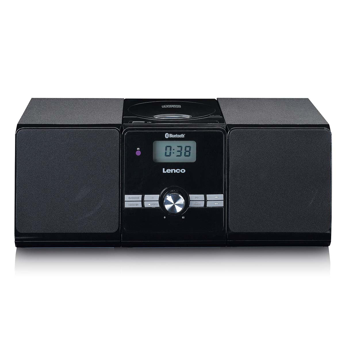Micro-Set mit CD/MP3 Bluetooth USB-Fernbedienung Schwarz