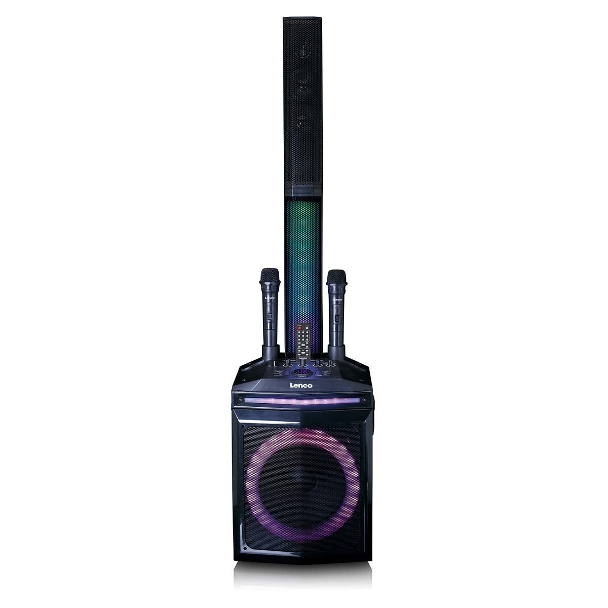 PA mit Subwoofer und abnehmbarer Hochtonsäule