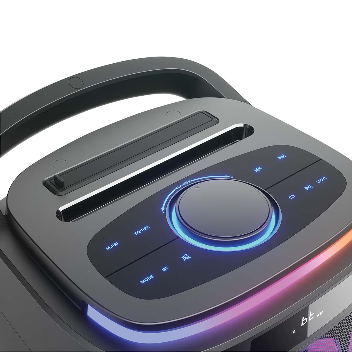 Partyspeaker with Bluetooth and lights