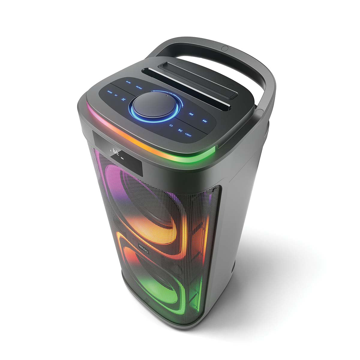 Partyspeaker with Bluetooth and lights
