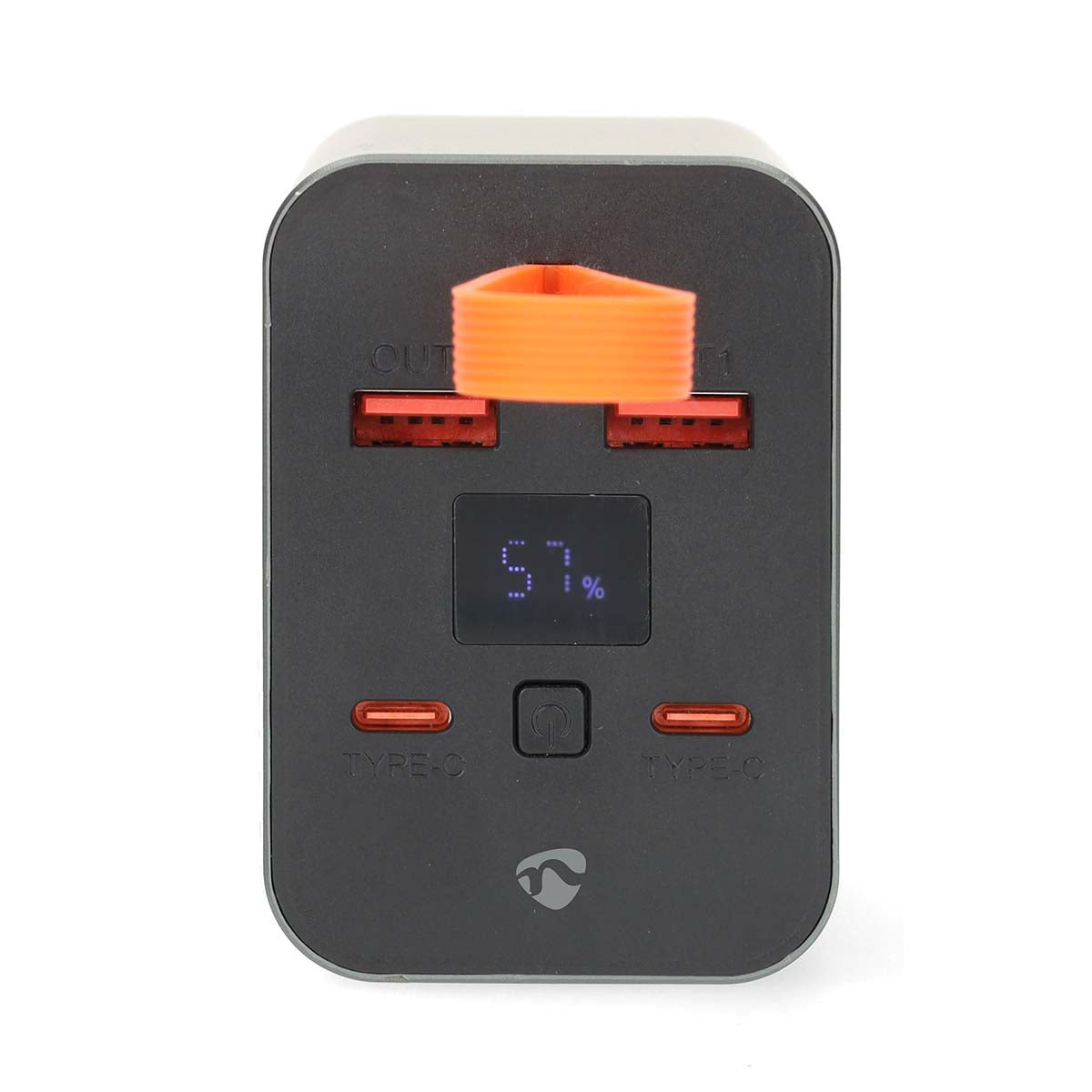 powerbank | 30000 mAh | 1.5 / 2.0 / 3.0 / 5.0 A | Anzahl der Ausgänge: 4 | Ausgangsanschluss: 2x USB-A / 2x USB-C™ | Eingangsverbindung: 1x USB-C™ | PD3.0 100W / QC3.0 | Lithium-Polymer | Anzeige