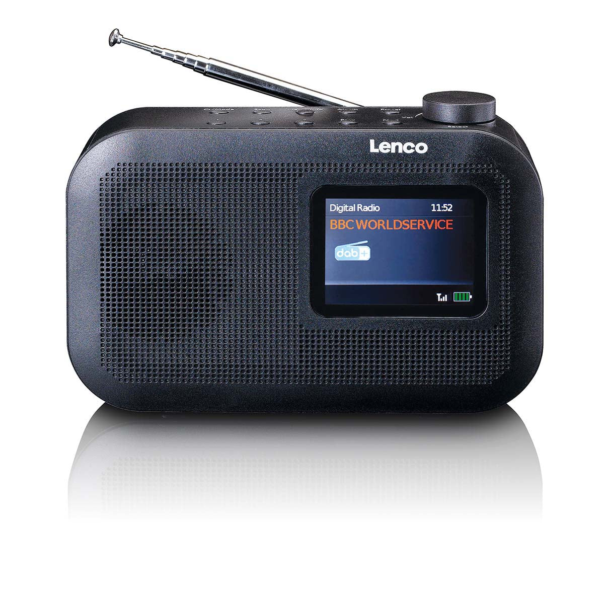 Tragbares DAB+/FM-Radio mit Bluetooth® Farbdisplay-Akku Schwarz