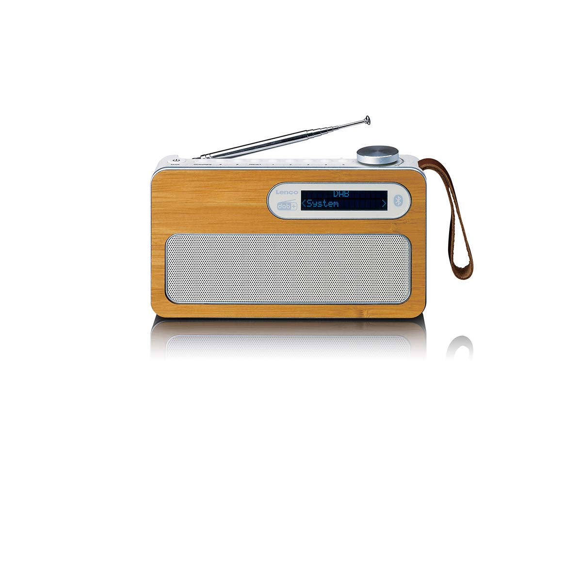 Tragbares DAB+ Radio mit Bluetooth® Umweltfreundliches Bambusholz