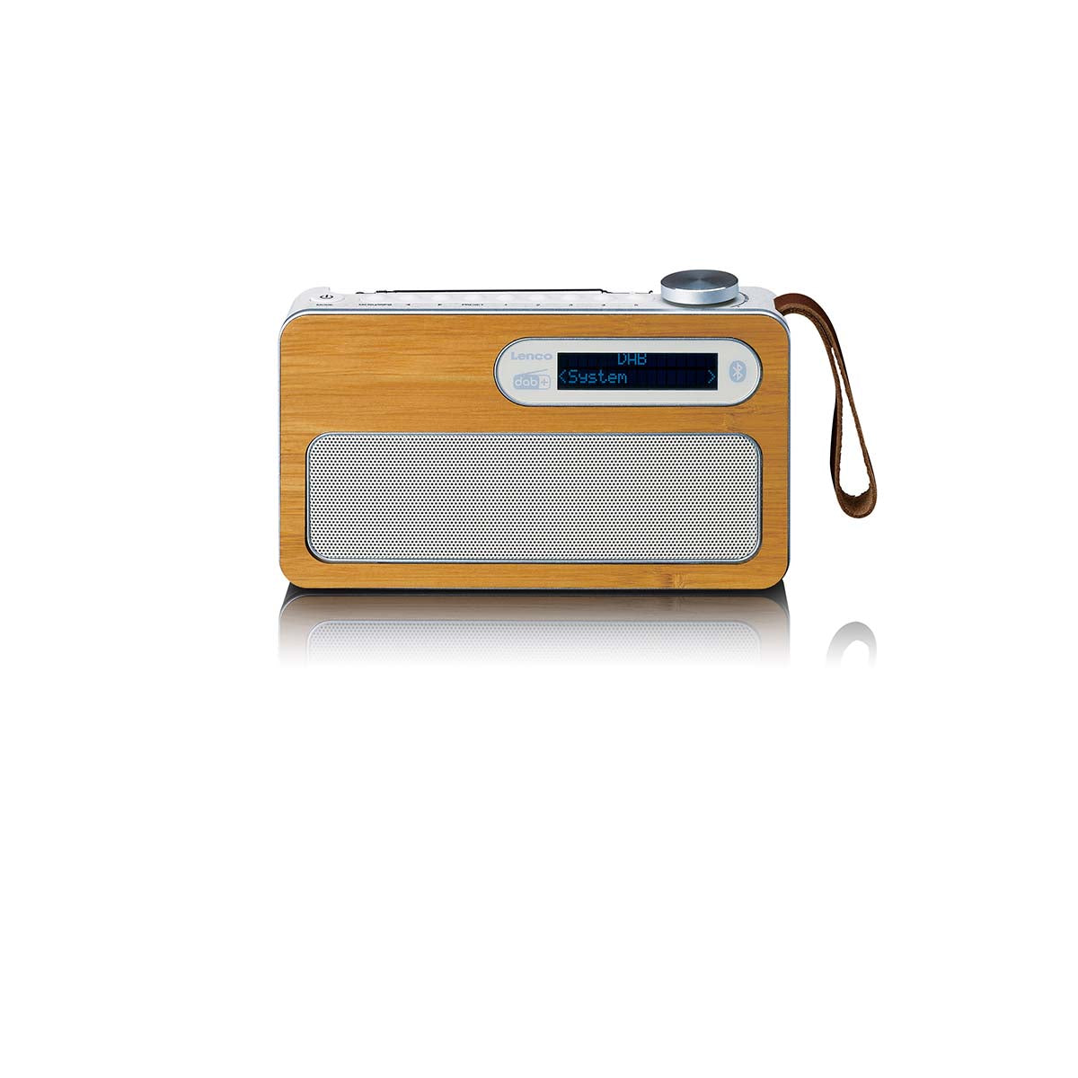 Tragbares DAB+ Radio mit Bluetooth® Umweltfreundliches Bambusholz