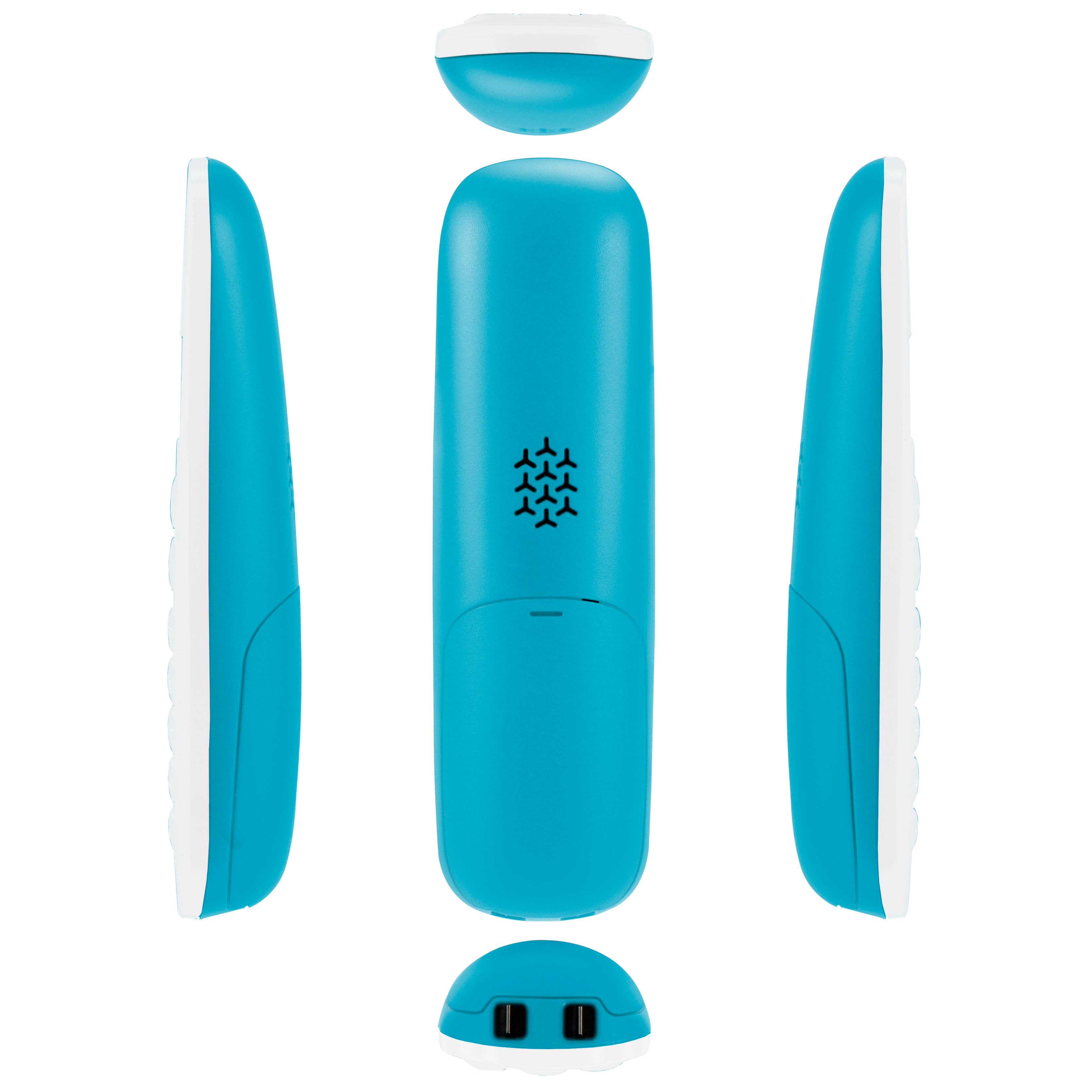 Schnurloses Telefon mit 1 Hörer Blau