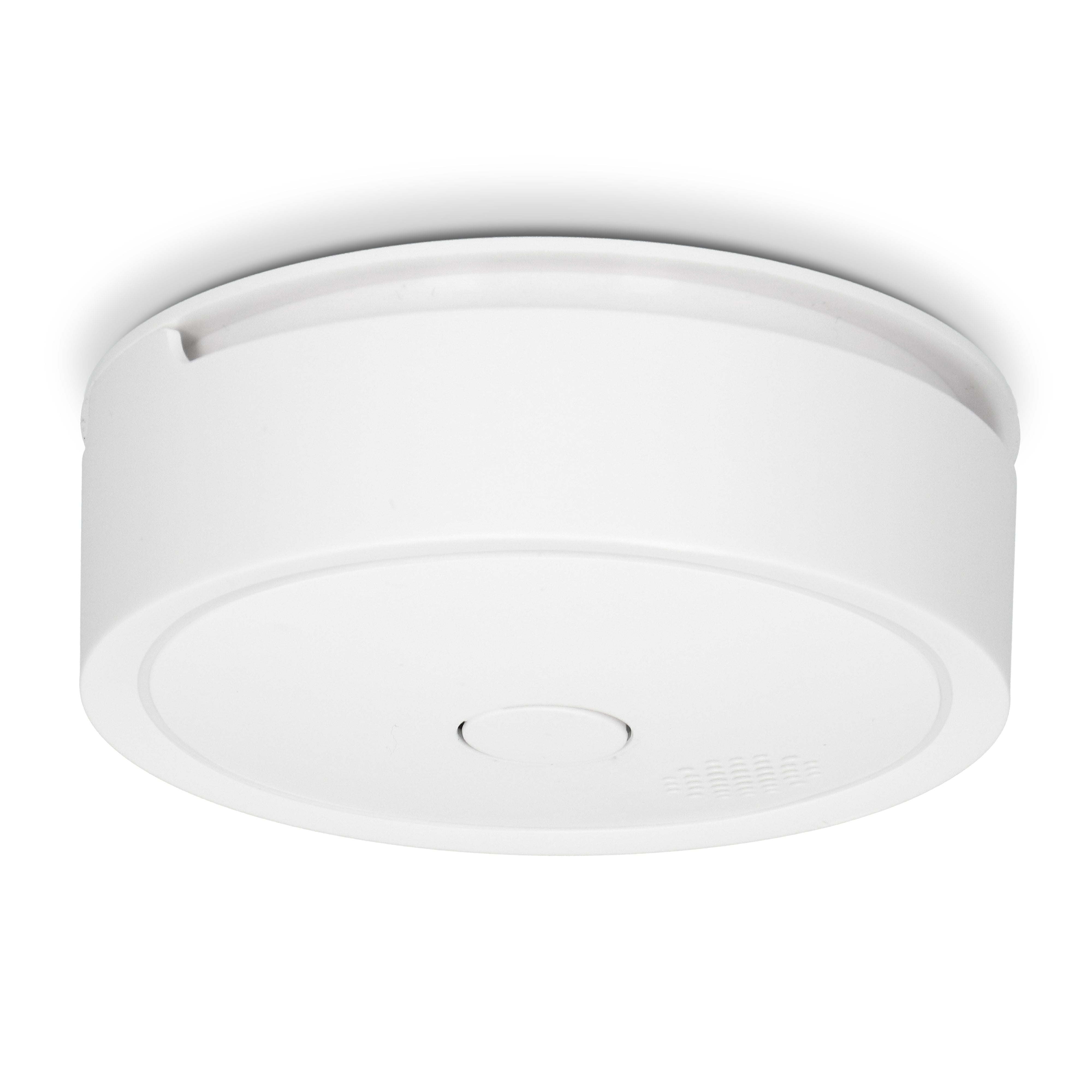 Drahtlos anschließbarer Rauchmelder 10 Jahre Weiß