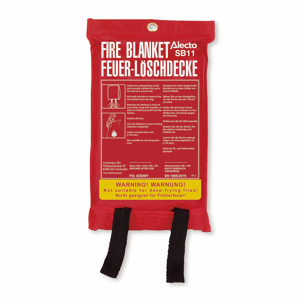 Feuerlöschdecke 100 x 100 cm