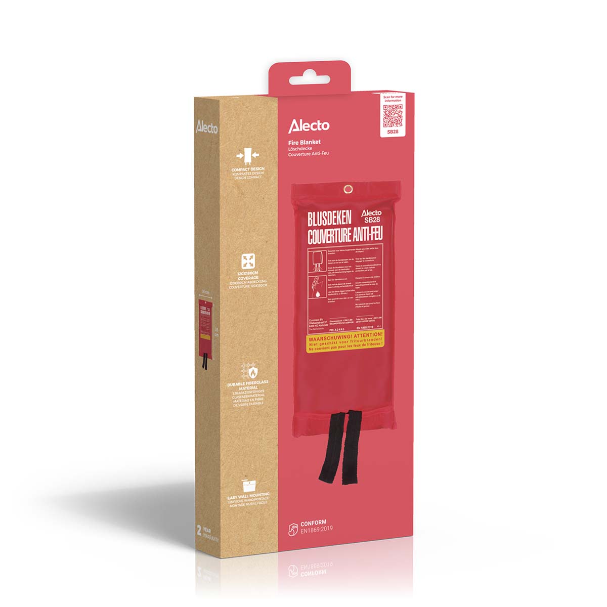 Fire blanket 120 x 180 cm
