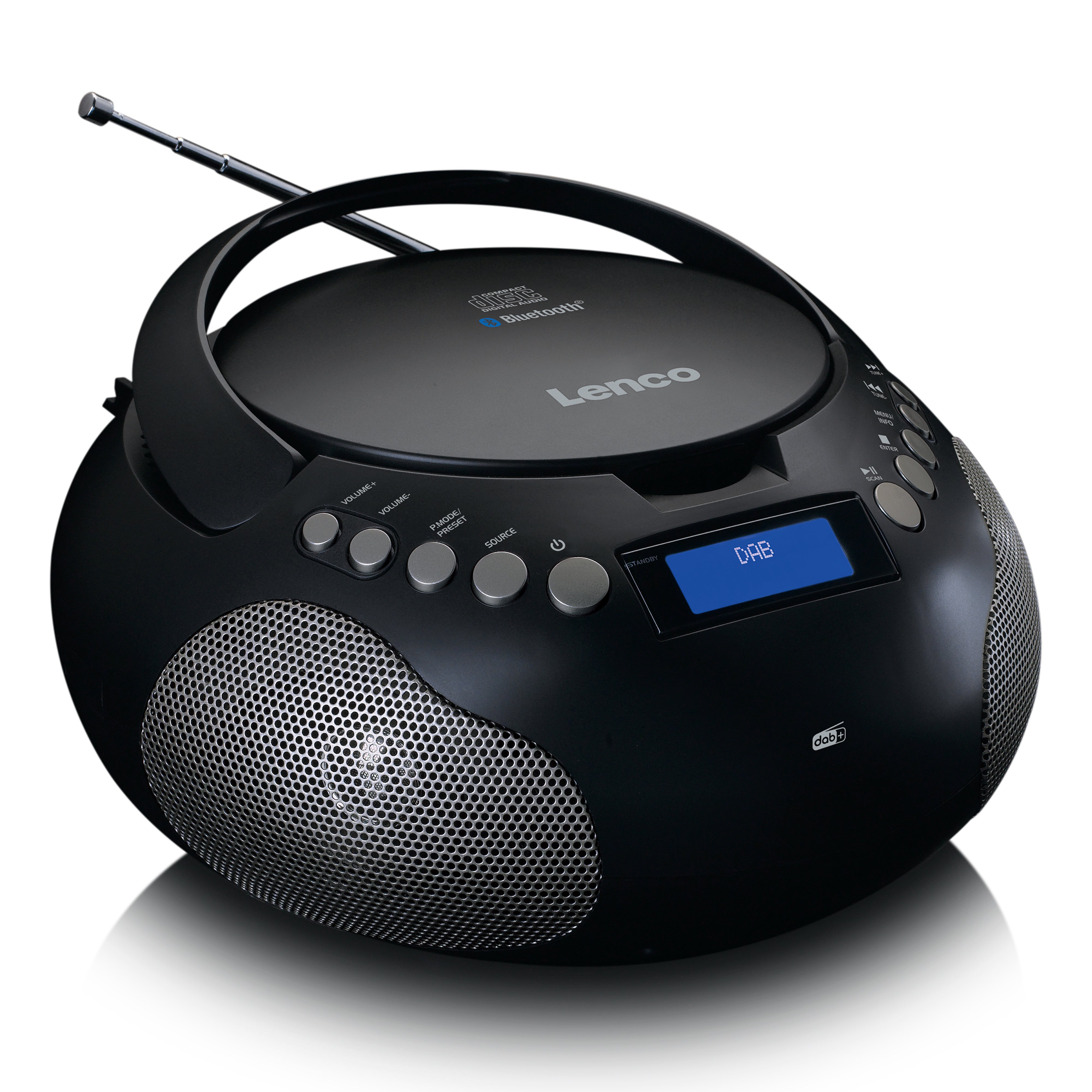 Boombox mit DAB+/ FM-Radio und Bluetooth® Schwarz