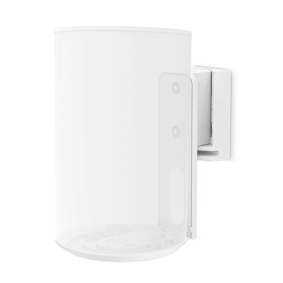 Lautsprecherhalter | Kompatibel mit: Sonos® Era100 | Wand | 3 kg | Drehgelenk / Neigung | kippbar | drehbar | ABS / Metall | Weiss