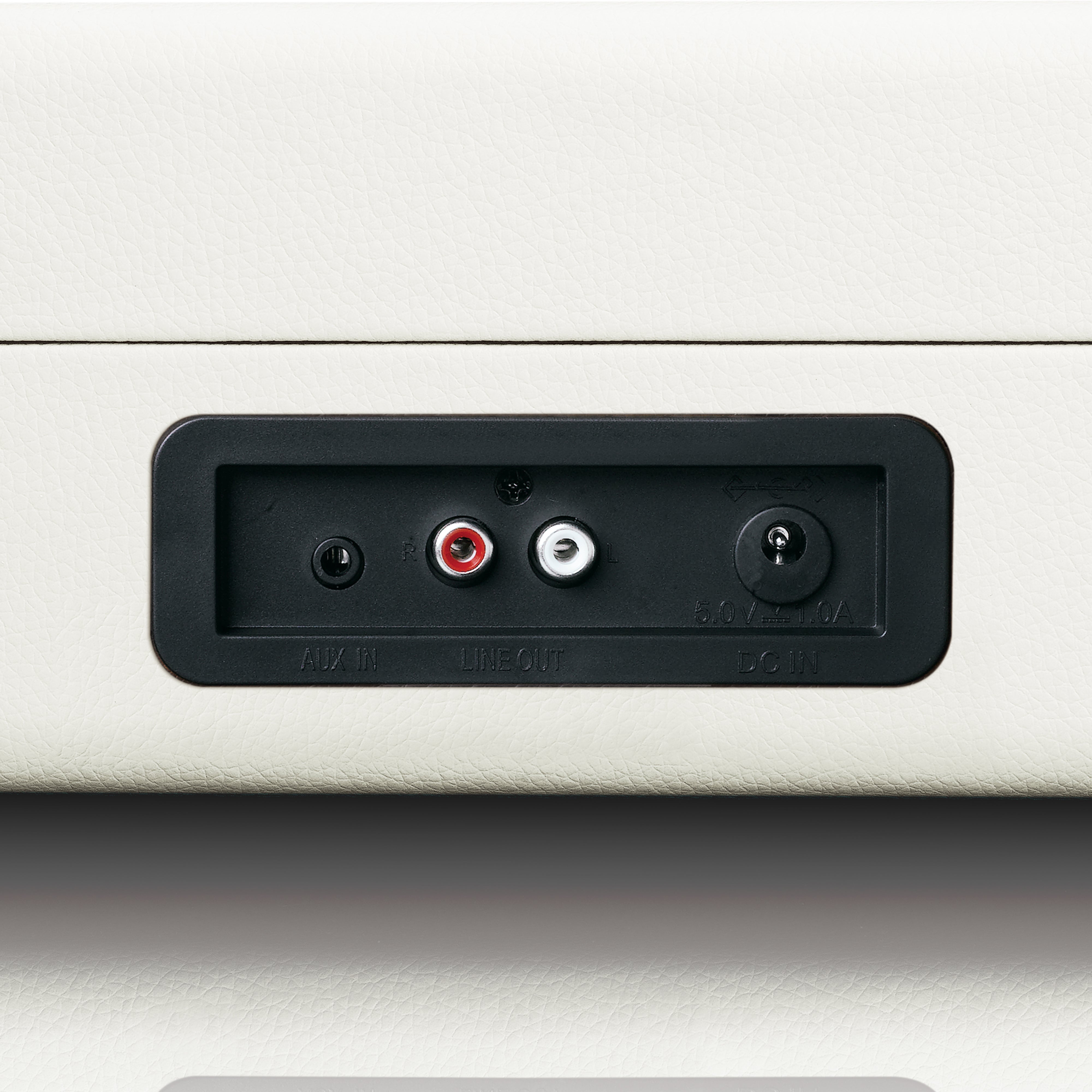 Bluetooth® Plattenspieler mit eingebauten Lautsprechern Cream