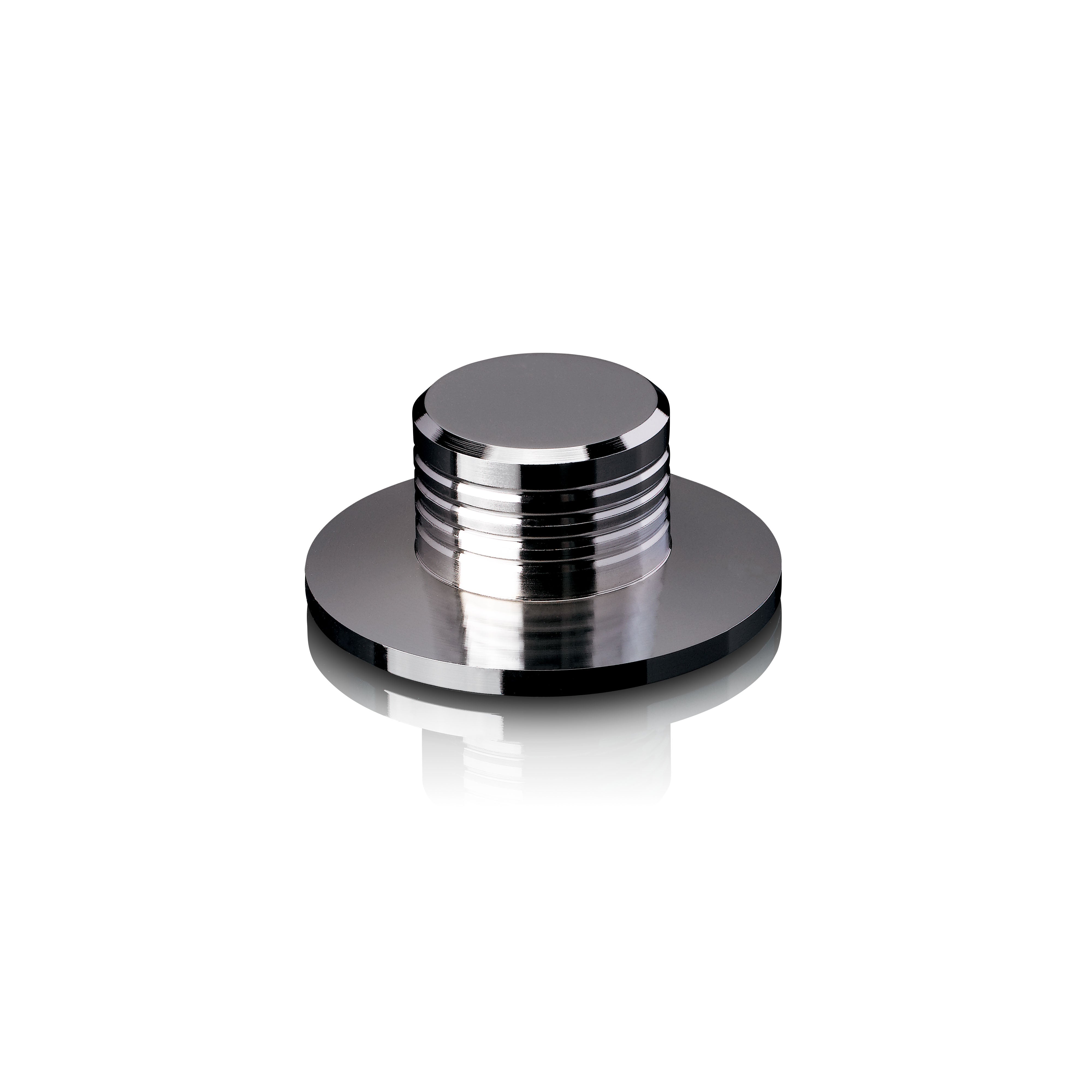 Verchromter Plattenstabilisator Plattenspielergewicht Silber