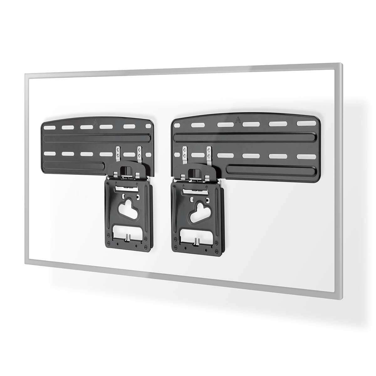 Feste TV-Wandhalterung | 43 - 85 " | maximal unterstützes Bildschirmgewicht: 60 kg | Minimaler Wandabstand: 7.50 mm | Stahl | Schwarz