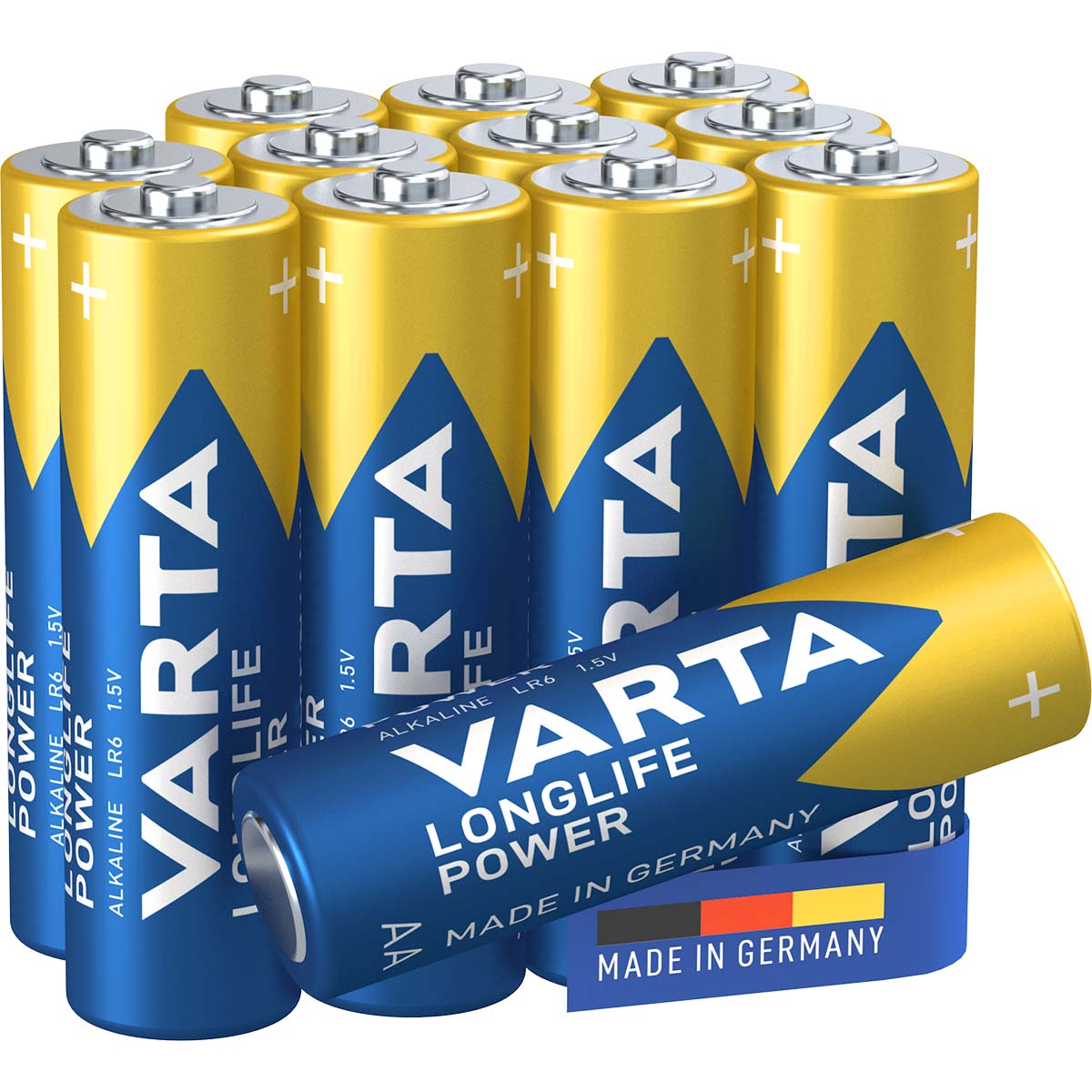 Alkaline Batterie AA 1.5 V High Energy 12-Packung