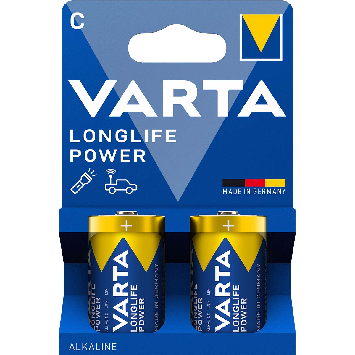 Alkaline Batterie C 1.5 V High Energy 2-Blister