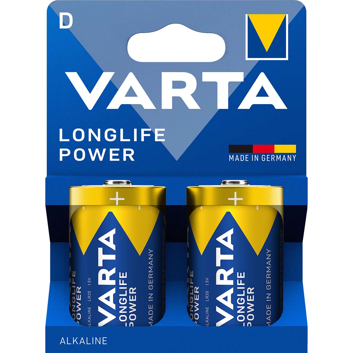 Alkaline Batterie D 1.5 V High Energy 2-Blister