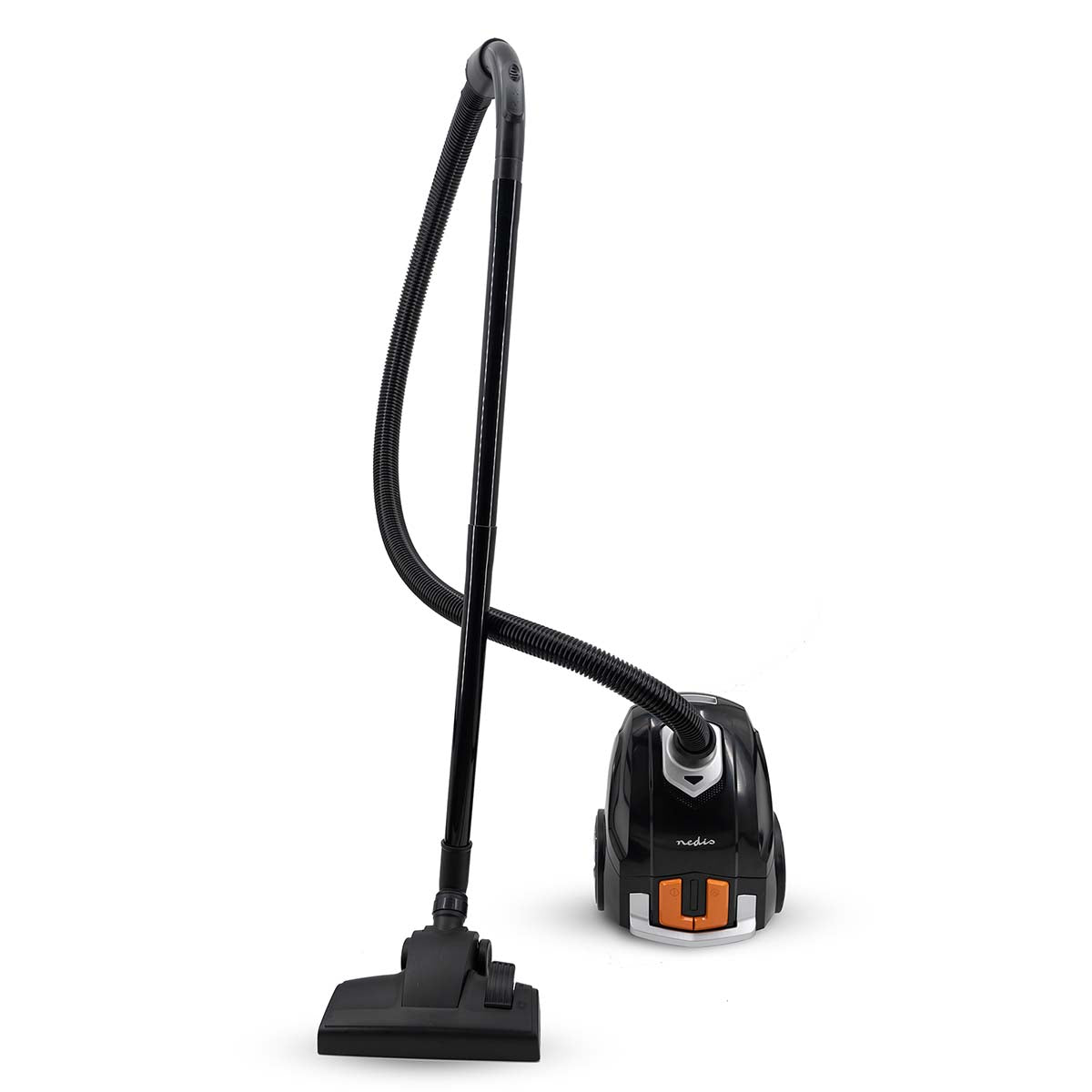 Staubsauger mit Beutel | Mit Beutel | 700 W | Staubkapazität: 2.0 l | Kombi-Bürste | Aktionsradius: 7.50 m | Hepa 12 | Orange / Schwarz